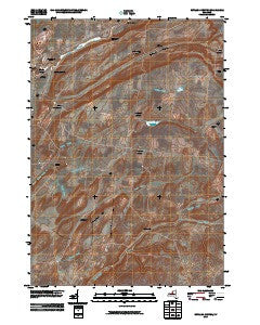 Rutland Center New York Historical topographic map, 1:24000 scale, 7.5 X 7.5 Minute, Year 2010