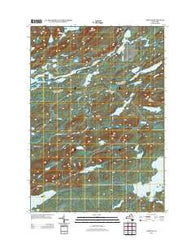 Sabattis New York Historical topographic map, 1:24000 scale, 7.5 X 7.5 Minute, Year 2013