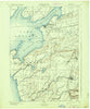 Sackets Harbor New York Historical topographic map, 1:62500 scale, 15 X 15 Minute, Year 1895