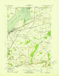 Sackets Harbor New York Historical topographic map, 1:31680 scale, 7.5 X 7.5 Minute, Year 1943