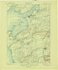 Sackets Harbor New York Historical topographic map, 1:62500 scale, 15 X 15 Minute, Year 1895
