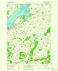 Sackets Harbor New York Historical topographic map, 1:24000 scale, 7.5 X 7.5 Minute, Year 1959