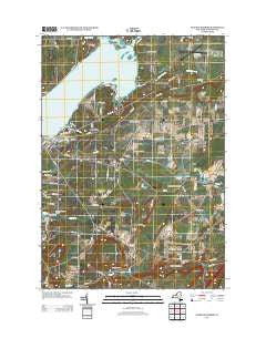 Sackets Harbor New York Historical topographic map, 1:24000 scale, 7.5 X 7.5 Minute, Year 2013