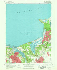 Saint James New York Historical topographic map, 1:24000 scale, 7.5 X 7.5 Minute, Year 1967