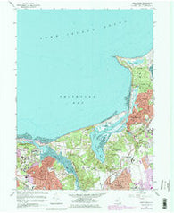 Saint James New York Historical topographic map, 1:24000 scale, 7.5 X 7.5 Minute, Year 1967