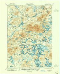 Saint Regis New York Historical topographic map, 1:62500 scale, 15 X 15 Minute, Year 1905