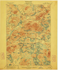 Saint Regis New York Historical topographic map, 1:62500 scale, 15 X 15 Minute, Year 1905
