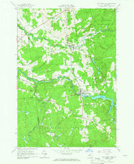 Saint Regis Falls New York Historical topographic map, 1:24000 scale, 7.5 X 7.5 Minute, Year 1964