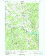 Saint Regis Falls New York Historical topographic map, 1:24000 scale, 7.5 X 7.5 Minute, Year 1964