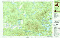 Saint Regis Mtn. New York Historical topographic map, 1:25000 scale, 7.5 X 15 Minute, Year 1979