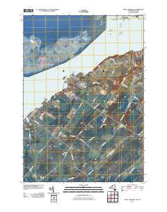Saint Lawrence New York Historical topographic map, 1:24000 scale, 7.5 X 7.5 Minute, Year 2011