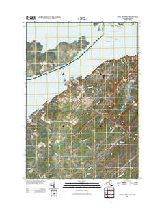 Saint Lawrence New York Historical topographic map, 1:24000 scale, 7.5 X 7.5 Minute, Year 2013
