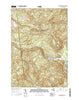 Saint Regis Falls New York Current topographic map, 1:24000 scale, 7.5 X 7.5 Minute, Year 2016