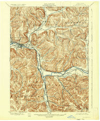 Salamanca New York Historical topographic map, 1:62500 scale, 15 X 15 Minute, Year 1900