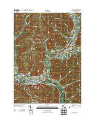 Salamanca New York Historical topographic map, 1:24000 scale, 7.5 X 7.5 Minute, Year 2013