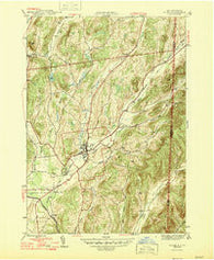 Salem New York Historical topographic map, 1:31680 scale, 7.5 X 7.5 Minute, Year 1946