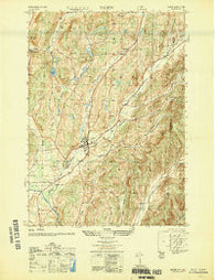 Salem New York Historical topographic map, 1:25000 scale, 7.5 X 7.5 Minute, Year 1950