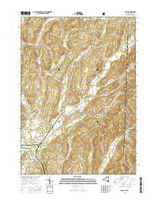 Salem New York Current topographic map, 1:24000 scale, 7.5 X 7.5 Minute, Year 2016