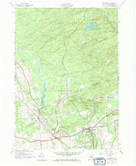 Salisbury New York Historical topographic map, 1:24000 scale, 7.5 X 7.5 Minute, Year 1945