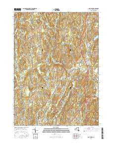 Salt Point New York Current topographic map, 1:24000 scale, 7.5 X 7.5 Minute, Year 2016
