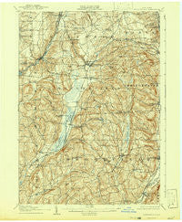 Sangerfield New York Historical topographic map, 1:62500 scale, 15 X 15 Minute, Year 1907
