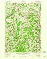 Sangerfield New York Historical topographic map, 1:62500 scale, 15 X 15 Minute, Year 1943
