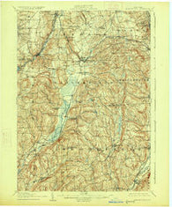 Sangerfield New York Historical topographic map, 1:62500 scale, 15 X 15 Minute, Year 1907