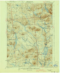 Santa Clara New York Historical topographic map, 1:62500 scale, 15 X 15 Minute, Year 1923