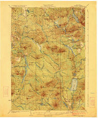 Santa Clara New York Historical topographic map, 1:62500 scale, 15 X 15 Minute, Year 1923