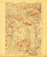 Santa Clara New York Historical topographic map, 1:62500 scale, 15 X 15 Minute, Year 1923