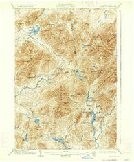 Santanoni New York Historical topographic map, 1:62500 scale, 15 X 15 Minute, Year 1904