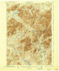 Santanoni New York Historical topographic map, 1:62500 scale, 15 X 15 Minute, Year 1904