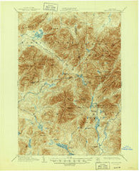 Santanoni New York Historical topographic map, 1:62500 scale, 15 X 15 Minute, Year 1904