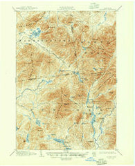 Santanoni New York Historical topographic map, 1:62500 scale, 15 X 15 Minute, Year 1904