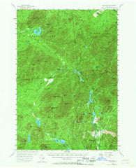 Santanoni New York Historical topographic map, 1:62500 scale, 15 X 15 Minute, Year 1953