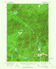 Santanoni New York Historical topographic map, 1:62500 scale, 15 X 15 Minute, Year 1953