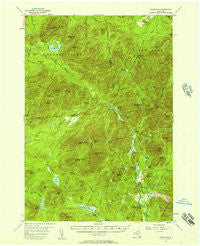 Santanoni New York Historical topographic map, 1:62500 scale, 15 X 15 Minute, Year 1953