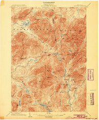 Santanoni New York Historical topographic map, 1:62500 scale, 15 X 15 Minute, Year 1904