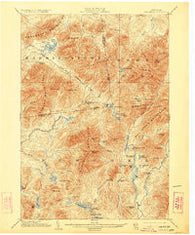Santanoni New York Historical topographic map, 1:62500 scale, 15 X 15 Minute, Year 1904