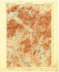 Santanoni New York Historical topographic map, 1:62500 scale, 15 X 15 Minute, Year 1904