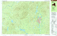 Santanoni Peak New York Historical topographic map, 1:25000 scale, 7.5 X 15 Minute, Year 1999