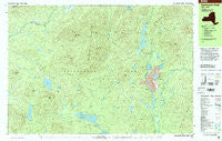 Santanoni Peak New York Historical topographic map, 1:25000 scale, 7.5 X 15 Minute, Year 1999
