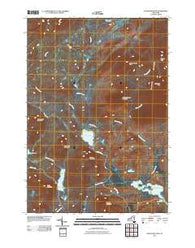 Santanoni Peak New York Historical topographic map, 1:24000 scale, 7.5 X 7.5 Minute, Year 2010