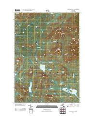 Santanoni Peak New York Historical topographic map, 1:24000 scale, 7.5 X 7.5 Minute, Year 2013
