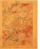 Saranac New York Historical topographic map, 1:62500 scale, 15 X 15 Minute, Year 1904