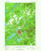 Saranac Lake New York Historical topographic map, 1:62500 scale, 15 X 15 Minute, Year 1955