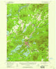 Saranac Lake New York Historical topographic map, 1:62500 scale, 15 X 15 Minute, Year 1955