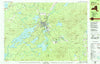 Saranac Lake New York Historical topographic map, 1:25000 scale, 7.5 X 15 Minute, Year 1979