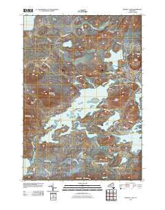 Saranac Lake New York Historical topographic map, 1:24000 scale, 7.5 X 7.5 Minute, Year 2010