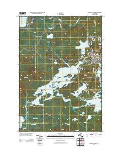 Saranac Lake New York Historical topographic map, 1:24000 scale, 7.5 X 7.5 Minute, Year 2013